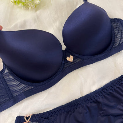 Silk Padded Stylish  Bra & Panty Set