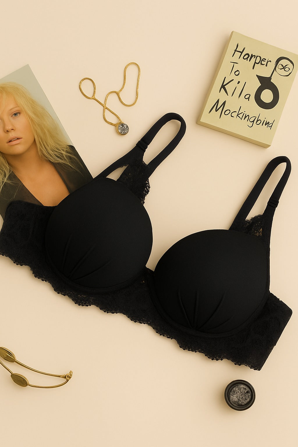 Silk Padded Soft Stylish Bra