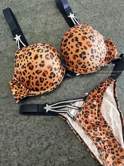 Women’s Star Stone Support Bra & Panties Set – Elegance with Perfect Support